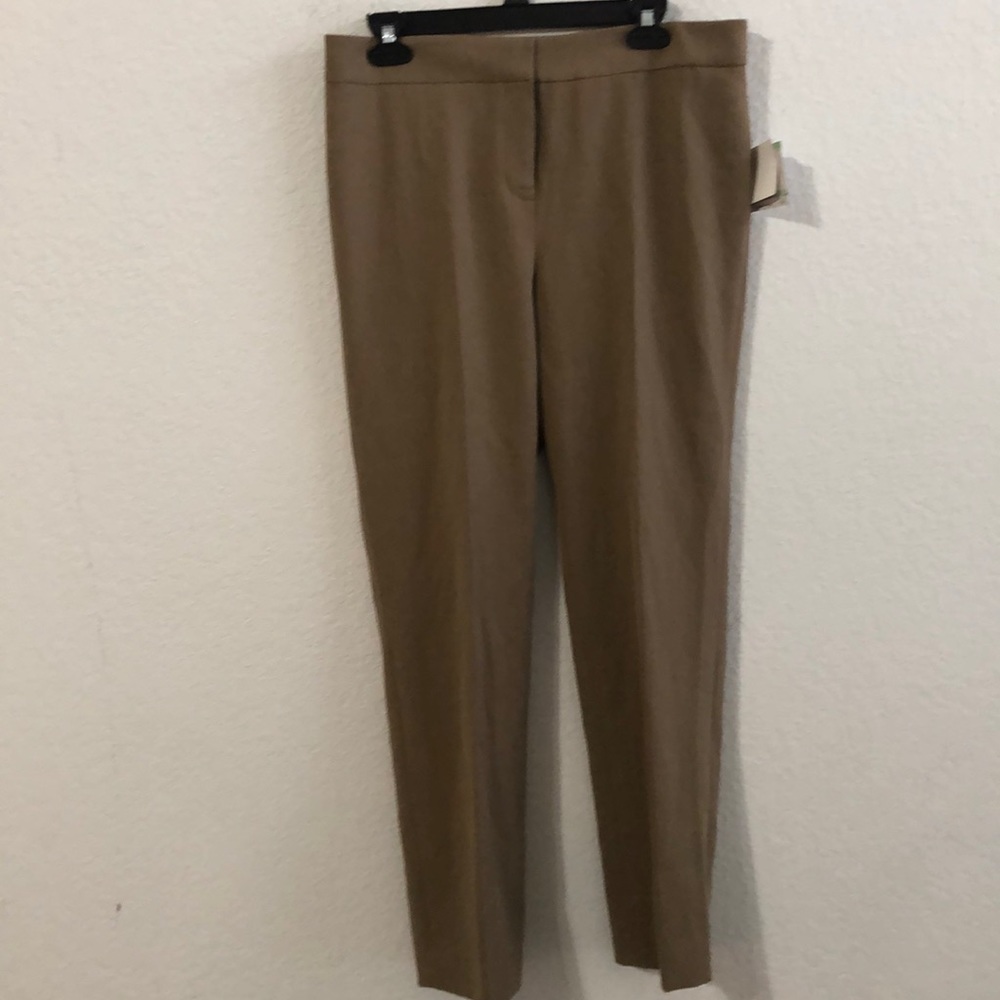 Kasper Petite Crepe Straight -Leg Pant - Picture 2 of 9